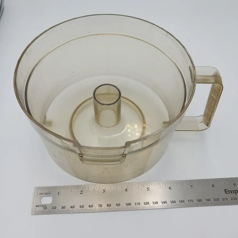 Vintage General Electric GE Food Processor D3FP1B Replacement Part Plastic Bowl‎